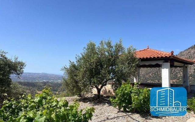 Südkreta: Haus mit spektakulärer Aussicht und großem Garten in Grigoria zu verkaufen