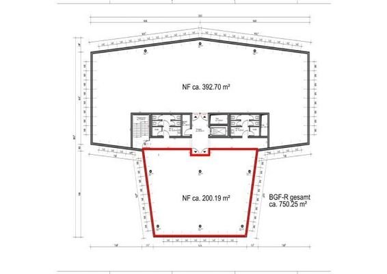 Grundriss Gewerbeeinheit