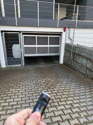 Einfahrt mit Fernbediening