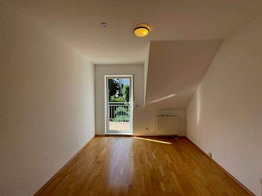 Schlafzimmer mit Balkon