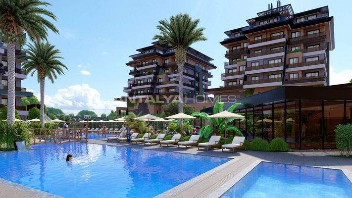 Real Estate with Private Beach in Alanya Kargicak