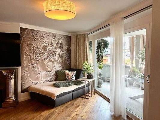 Wohnzimmer Zugang Balkon