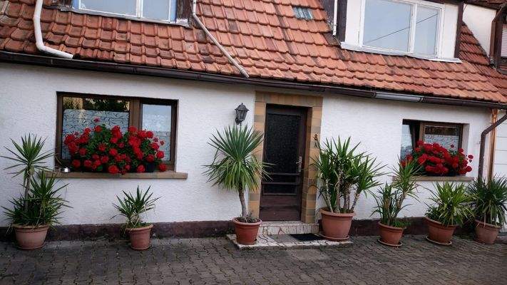 das nicht mehr bewohnte Nebenhaus (vielseitig nutzbare Abstell- u. Lagerfläche/Hobby)