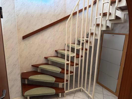 Treppe zum Bodenraum