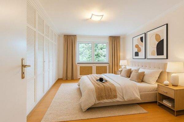 Schlafzimmer-Visualisierung