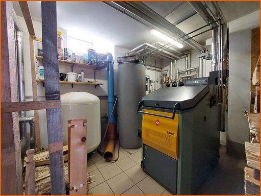 nachhaltige Scheitholzheizung