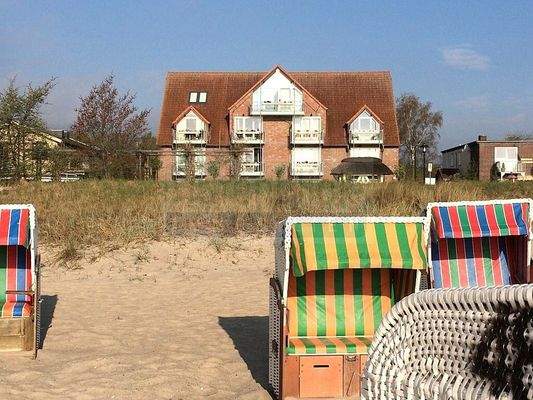 Strandkorb 30m fußläufig erreichbar