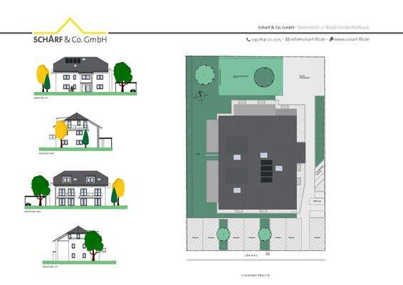 Ansichten/Grundstücksaufteilung