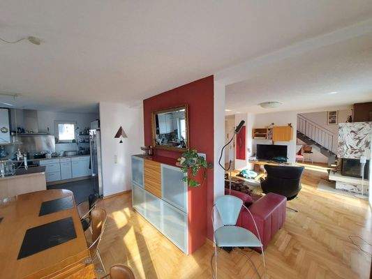 Ess-/Wohnzimmer, Kamin