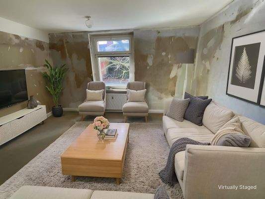 Wohnzimmer Mustereinrichtung