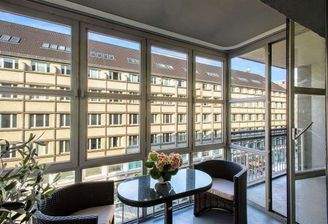 Wintergarten mit Blick auf