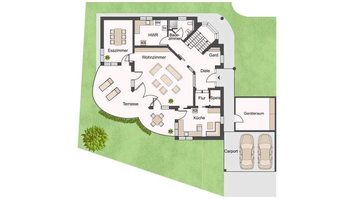 Grundriss Erdgeschoss