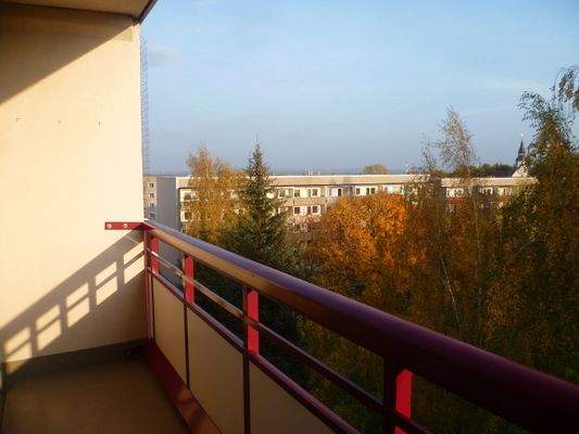 Blick vom Balkon (Beispiel)