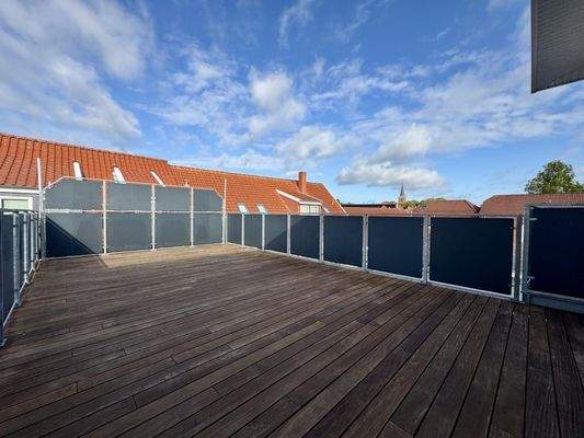 Terrasse einer Wohnung