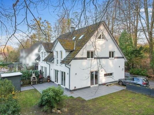 der Blick auf das Grundstück