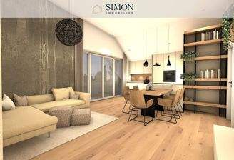 Visualisierung Wohnzimmer Sendlhofer Design