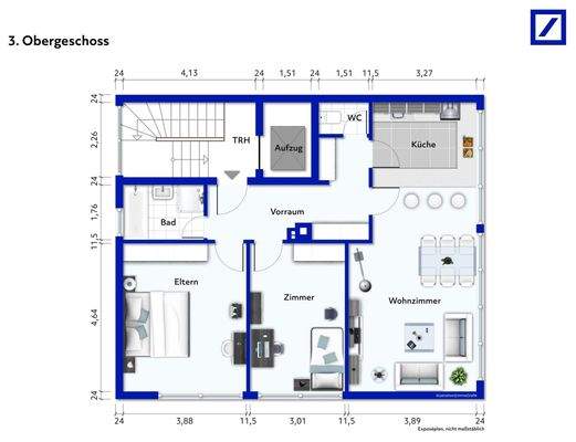 Grundriss - 3. Obergeschoss