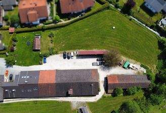 Vogelperspektive - Grundstück Piding 