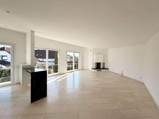 OG - Wohn- / Esszimmer mit Kamin