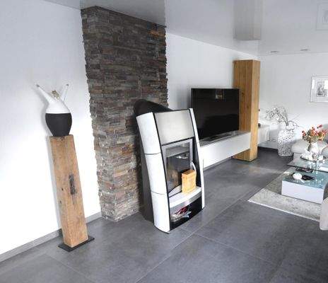 Blick ins Wohnzimmer EG