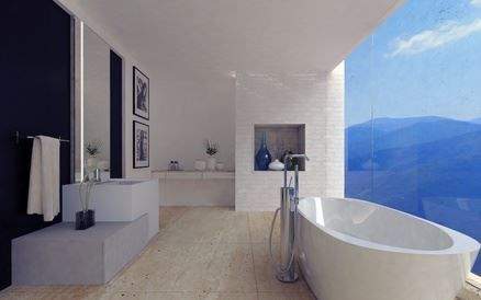 Badezimmer nach Fertigstellung