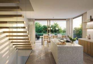 Visualisierung Küche hell