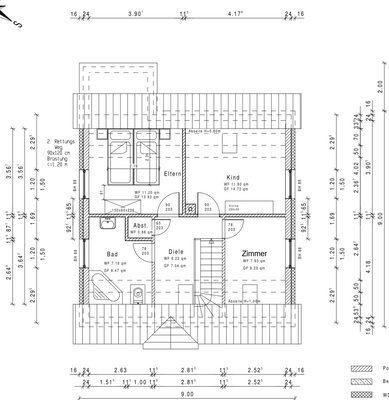 Grundriss Dachgeschoss