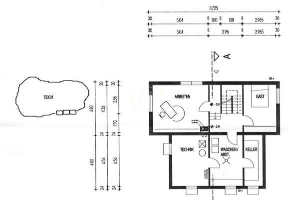 Untergeschoss Wohnhaus