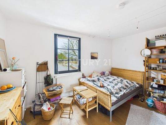 Eines der Schlafzimmer im Haupthaus