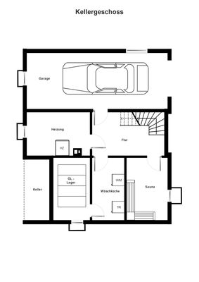 Grundriss Kellergeschoss 