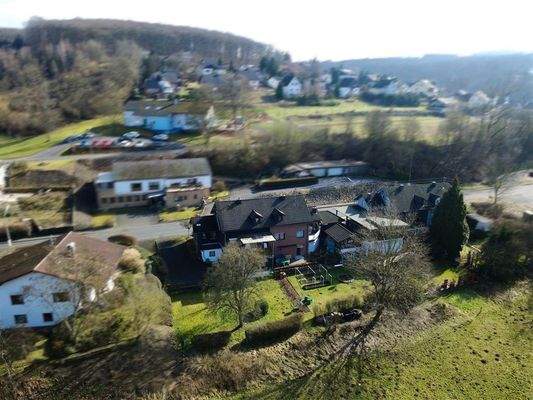 Hausrückansicht mit Weitblick