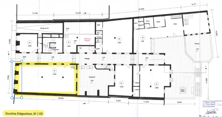 Grundriss Erdgeschoss