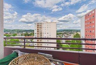 Ausblick vom Balkon