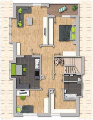 Grundriss Obergeschoss