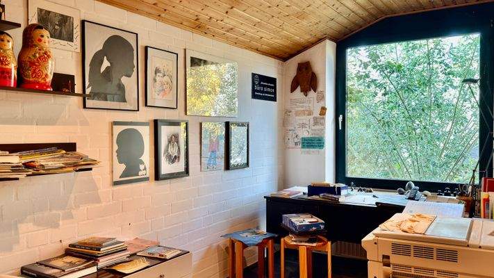 Zweites Arbeitszimmer im Obergeschoss