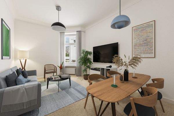 Einrichtungsbeispiel des Esszimmers