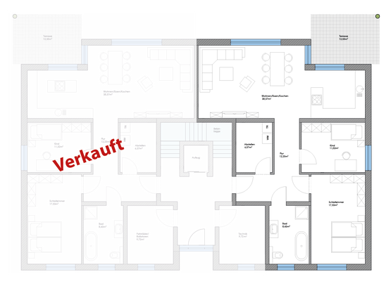 Grundriss Wohnung 2