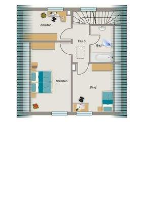 Obergeschoss Fortunastr. 64