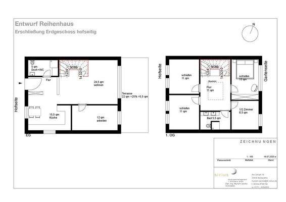 Grundriss Reihenhaus