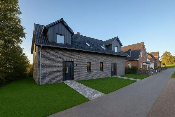 Moderne Doppelhaushälfte