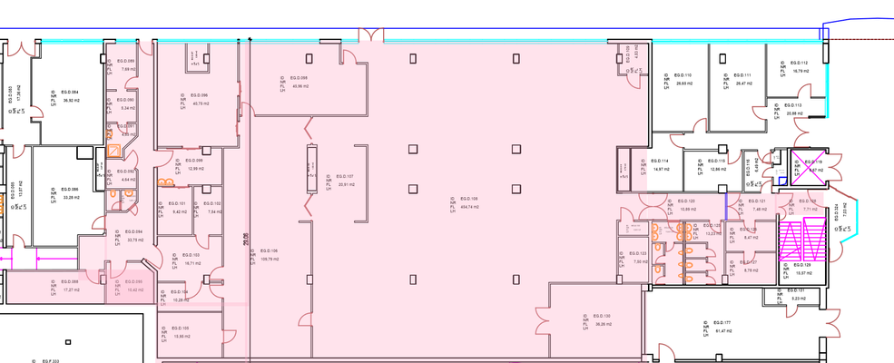 Grundriss Bürofläche EG