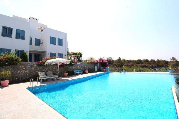 Twin Villa with Sea View Near Golf Courses in Girne Karaagaç