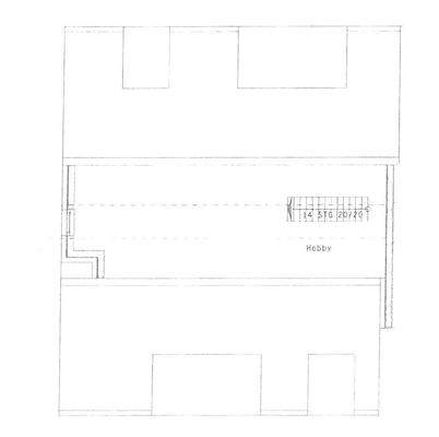 Grundriss Spitzboden.