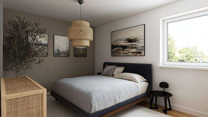 Schlafzimmer  Wohnung 2 im Gebäude 2