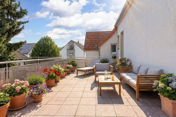 Dachterrasse Dachgeschoss KI