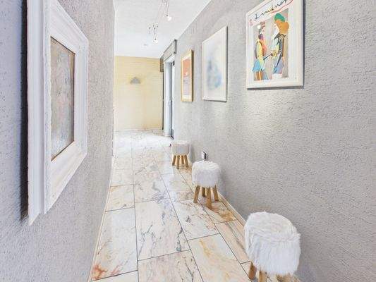 Durchgang in den Schlafbereich 