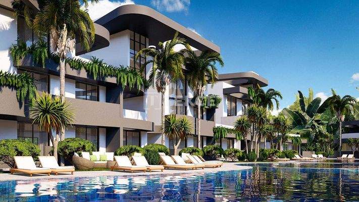 Apartments for Sale in Advanced Complex in North Cyprus Yeniboğaziçi