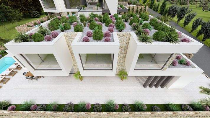 Außenansicht der Villa