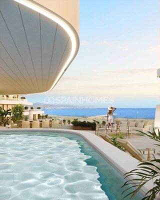 Beachfront Flats in a Complex with Rich Amenities in Malaga