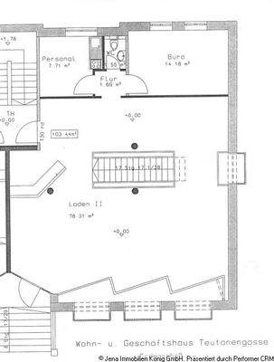 Grundriss obere Etage